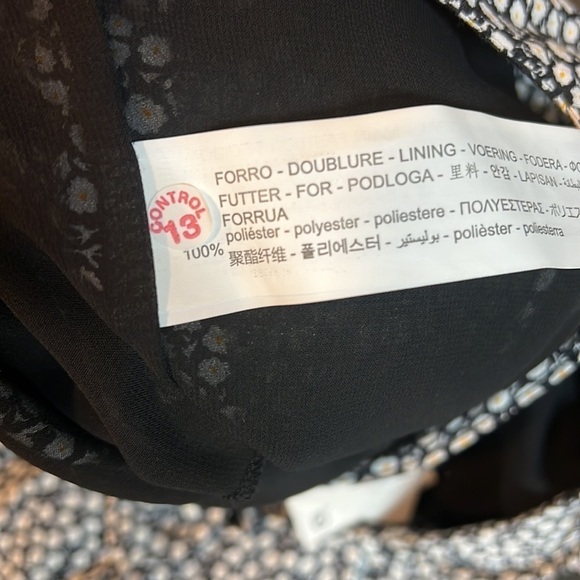 NWT Zara Floral Romper with Matching Hair Tie XS - Picture 8 of 8